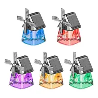 Diffuseur d'air pour voiture, parfum pour voiture, ventilateur rotatif solaire, parfum liquide pour voiture, aromathérapie solaire, moulin à vent aromathérapie