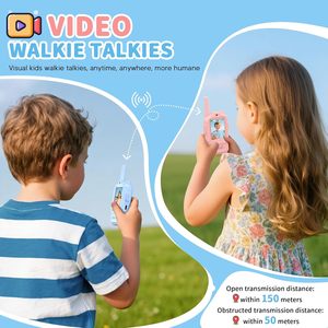 Talkies-walkies BlueFire pour enfants avec écran vidéo, radios jouets avec appariement vocal un à un, longue portée, cadeaux d'anniversaire - Product Image 5