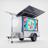 Remorque d'affichage publicitaire LED extérieur |   Camion avec écran LED personnalisable de 4,9 m |   Remorque d'affichage numérique Ef81 pour événements