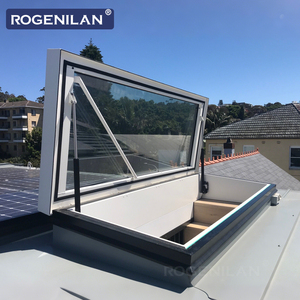 Fenêtres de <span class=keywords><strong>sous</strong></span>-sol en aluminium à rupture de pont thermique insonorisées ROGENILAN pour l'extérieur, avec double vitrage trempé, pour maisons - Product Image 2