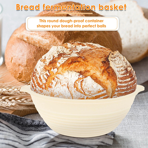 <b>Silicone</b> Bread Proofing Basket Full Set Mold Dishwasher Safe Oven Safe Sourdough <b>Baking</b> Supplies Starter Kit <b>Baking</b> Pastry Tools - Product Image 3