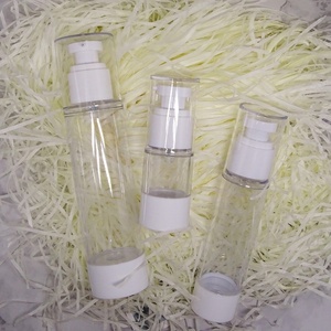 Wholesale 15ml 30ml 50ml 100ml Vacuum Amber Brown Cosmetic Skincare Plastic Lotion Cream Serum Pump Sprayer Bottle - Product Image 5