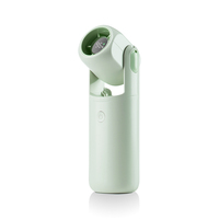 Ventilador Turbo Portátil Recargable USB F03 Mini de Alta Velocidad con Pantalla Digital y Batería de 3000 mAh para Exteriores