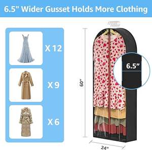 กระเป๋าเสื้อผ้าไม่ทอทนทานผ้าคลุมพับเก็บได้เป็นมิตรกับสิ่งแวดล้อมพิมพ์โลโก้ออกแบบได้ตามที่ต้องการ - Product Image 3