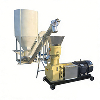 Machine de traitement des granulés d'aliments pour animaux de petite taille, haute productivité, 1000 kg/h, avec moteur, pour poissons, poulets, porcs, volailles