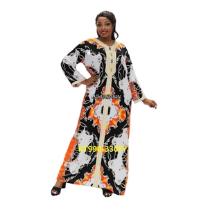 Caftán étnico marroquí para mujer, vestido Maxi estándar español, étnico - Product Image 3