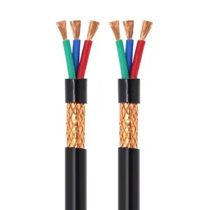 PVC flexible wire copper cables highly flexible shielded twisted-pair PVC wear-resistant cables used for industrial