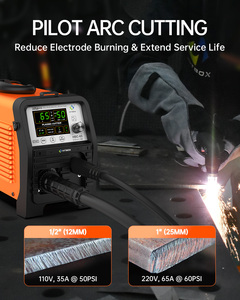 Cortadora de Plasma de 65 Amperios HBC65 HITBOX con Pilotaje sin Contacto y sin Alta Frecuencia, Doble Voltaje 110V/220V, IGBT, Corte Limpio de 1/2 Pulgada - Product Image 5