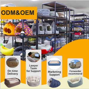 Maßgefertigtes Weiches Atmungsaktives Luxus-Haustierbett für Kleine Mittlere Große Hunde mit Abnehmbarem Waschbarem Bezug Donut-Form Tiermuster - Product Image 6