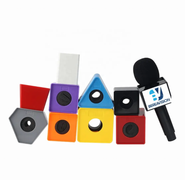 Portable Interview Microphone Flag Station Microphone Station