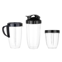 Mixeur personnel BLENDER PRO TURBO 600W/1000W, pour shakes, smoothies, préparation alimentaire et mélange de produits congelés, 24 onces