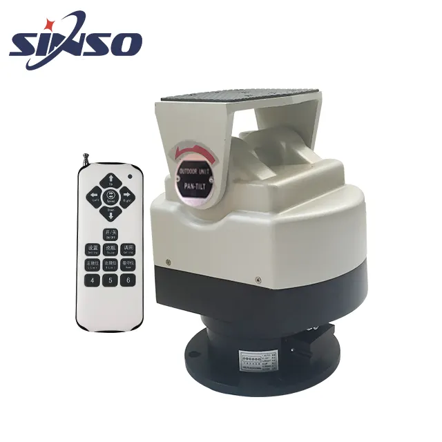 Hot Selling Cctv Motor Afstandsbediening Auto Tracking Pan Tilt Gemotoriseerde Hoofd