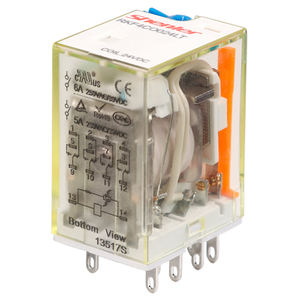 Shenler RKF4CO024LT миниатюрное реле общего назначения 4 полюса 6 А 24 В постоянного тока Светодиодная Тестовая кнопка электромагнитное реле - Product Image 3