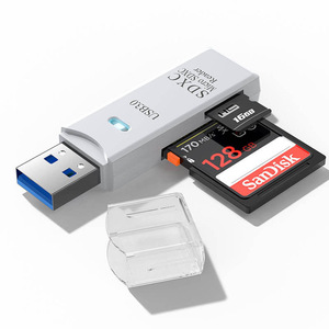 Lecteur de carte SD <span class=keywords><strong>USB3</strong></span>.<span class=keywords><strong>0</strong></span> TF à transfert de données rapide à grande vitesse pour caméras d'ordinateurs mobiles - Product Image 2