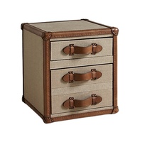 Console carrée moderne en os incrusté avec rangement, tabourets ottomanes en cuir véritable, boîte de rangement noire pour chambre et salon