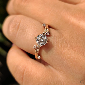 Bague en diamant de laboratoire intemporelle, attrait classique, bijoux élégants, parfaite pour les occasions de fiançailles, de demande en mariage ou d'anniversaire - Product Image 4