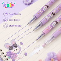 Stylo gel effaçable KAIX Clean Correction en gros, pointe fine 0,5 mm, encre bleue, pour l'écriture des étudiants