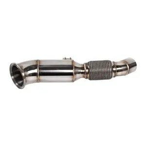 New High-Flow Durable 2-In-1 Titanium Motorcycle Sports Exhaust Pipe For Motorcycle Parts