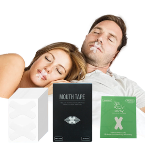 Tiras Adhesivas Transparentes para la Boca, para Dormir, de Fácil Remoción e Hipoalergénicas, para Ronquidos - Product Image 1