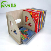 Boîte de rangement en bois durable, personnalisable, pour cartes, avec 1 ou 6 compartiments, étui pour CD de 120 mm