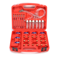 Kit de Prueba de Medidor de Flujo de Inyector Diesel, Adaptador de Riel Común de 6 Cilindros, Juego de Probador de Combustible, Herramienta Analizadora de Motor Automotriz