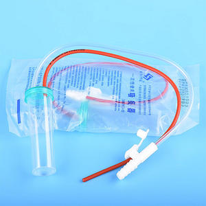 Dispositif d'aspiration médical jetable, tube en silicone de 25 ml, fonctionnement manuel pour adultes et enfants, matériau PVC - Product Image 1