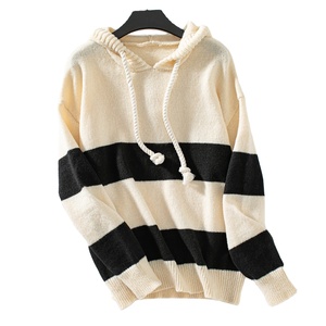 Suéter de Punto Sólido con Cuello Redondo para Mujer, Otoño Invierno, Holgado, Informal, 100% Poliéster, Transpirable, Tallas S-XL - Product Image 1