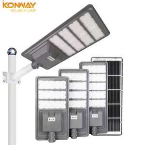 Usine tout en un lampadaire solaire AL extérieur IP67 étanche 300W 400W 500W interrupteur de détection de corps de corps de réverbère à LED solaire - Product Image 3