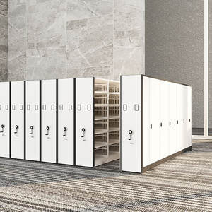 رفوف متنقلة Sysytems عالية الكثافة أرفف ضاغطة متحركة على مسار أرفف معدنية متحركة للملف - Product Image 2