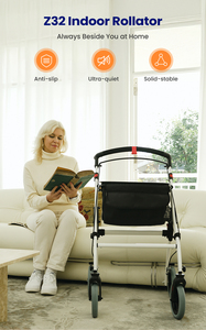 Mateside 2025 nouveau marcheur droit handicapé <span class=keywords><strong>patient</strong></span> âgé pliant dispositif d'assistance en acier équipement de réadaptation fournitures de thérapie - Product Image 3