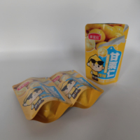 Sachet Doypack refermable pour l'emballage de collations de châtaignes
