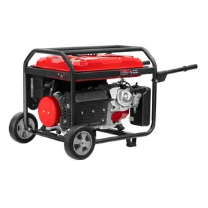 Ronix RH-4782 5500 Watt Gas or Propane Powered Electric Start CO Alert Approved Carrying Handle 25L Gasoline Generator