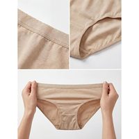 Braguitas de bikini de corte alto para mujer, 100% algodón, tiro medio, ropa interior transpirable, paquete múltiple, varios tamaños