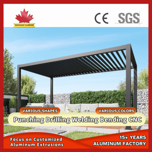 Serre de véranda motorisée <span class=keywords><strong>en</strong></span> aluminium Pergola d'extérieur moderne de luxe motorisée - Product Image 3