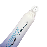 Tube cosmétique souple OEM personnalisé à dégradé, avec capuchon bombé translucide et embout transparent, idéal pour gloss et crème contour des yeux – Vente directe usine