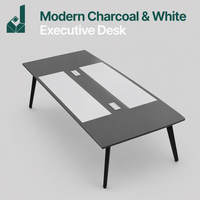 Table de réunion longue et simple, style moderne, petite table de réunion, table rectangulaire pour salle de réception et de négociation