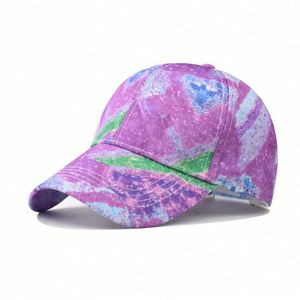 Geometric Gradient Personality Graffiti Baseball Cap Outdoor Sports Street Style <b>Hat</b> with Common Fabric Image Pattern Fruit - Product Image 3