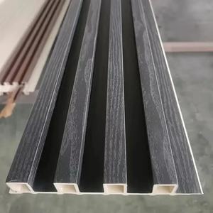 <span class=keywords><strong>Traitement</strong></span> décoratif cannelé contemporain de <span class=keywords><strong>mur</strong></span> <span class=keywords><strong>intérieur</strong></span> d'éraflure de panneau de <span class=keywords><strong>mur</strong></span> WPC résistant - Product Image 2