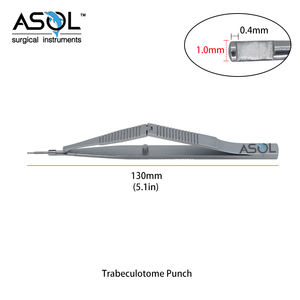 Trabeculómetro de Acero Inoxidable, Punzón de 1.0 mm de Diámetro, Punzón para Glaucoma, Instrumentos Oftalmológicos - Product Image 2