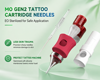 Agujas de Cartucho para Tatuaje Profesionales Membrane MO Gen 2, 20 Piezas/Caja, 0.25mm 1RL 3RL, Cartuchos de Maquillaje Permanente PMU OEM