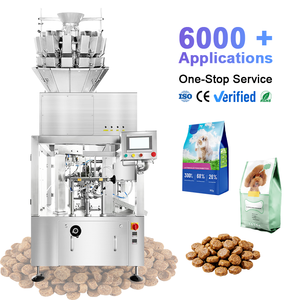 Máquina Automática para Envasar Alimentos para Perros y Gatos, Liofilizados, en Bolsas Preformadas, Doypack, con Sistema Rotatorio - Product Image 1