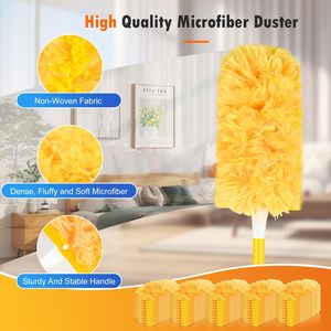 Recharges pour balai à poussière compatibles avec <span class=keywords><strong>Swiffer</strong></span> Duster Heavy Duty, recharge jetable en microfibre extensible pour le nettoyage - Product Image 2