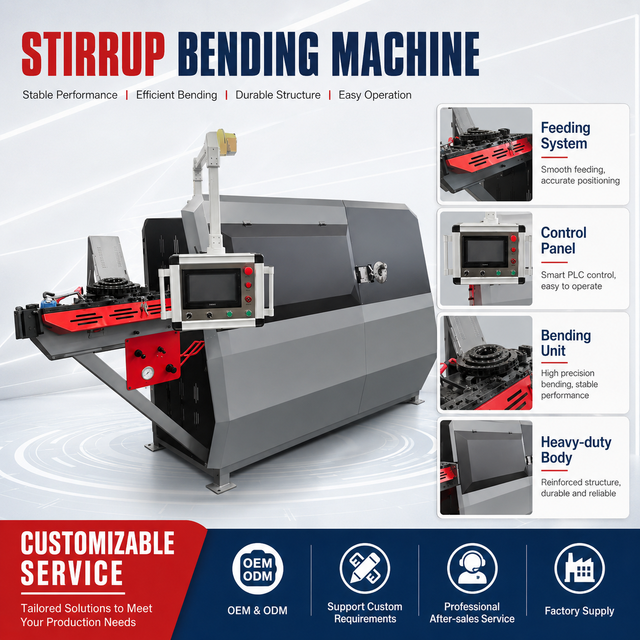 Automatic CNC Wire Bending Machine High-Accuracy Stainless Steel Carbon Steel Alloy Rebar Angle Iron Bender Gear-Driven Portable