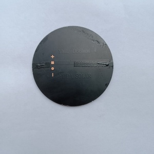 Cina E Commerce sito piccolo PV Cell Dia 66mm 03W 2V Mono Mini <span class=keywords><strong>Soler</strong></span> per prato giardino esterno luce rotonda pannello solare fotovoltaico - Product Image 2
