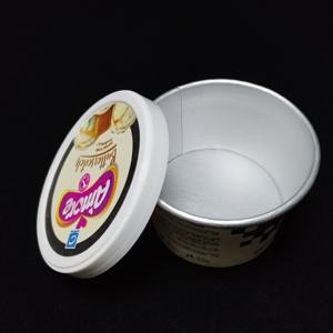 85ml 120ml 150ml Contenant en papier kraft imperméable avec couvercle et cuillère 3oz pour glace, yaourt, gelato, boîte de fabrication, logo personnalisé - Product Image 4