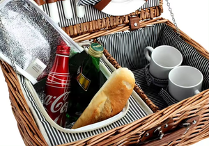 JY grande vuoto Hotsale cestini da Picnic in <span class=keywords><strong>vimini</strong></span> con coperchio Souvenir arte popolare fata cesto di bicicletta eco-friendly Qty è OK Wov - Product Image 2