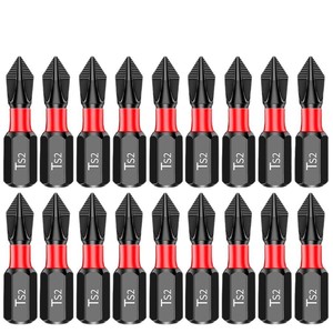 Guest Quality Phillips Impact Screwdriver Bit 25mm S2 Steel Magnetic Tip 1/4 Hex Shank Industrial Grade Black <b>Oxide</b> - Product Image 5