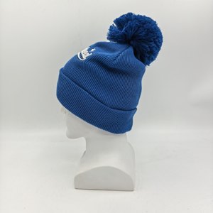 หมวกบีนนี่ถักทอของทีมโตรอนโต บลูเจย์ส พร้อมพู่ห้อย - หมวกเบสบอลสำหรับฤดูหนาวที่ให้ความอบอุ่น - Product Image 2