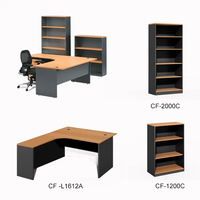 Petite table d'ordinateur moderne avec tiroir, bibliothèque en MDF, bureau du personnel pour la maison, l'école, le salon, la chambre à coucher et l'hôtel.