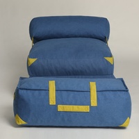Canapé paresseux de bonne qualité, pliable, extra large, fauteuil pouf, sac de couchage
